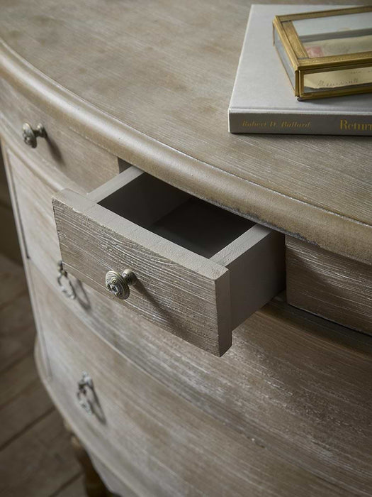 Rustic Curved Chest Of Drawers