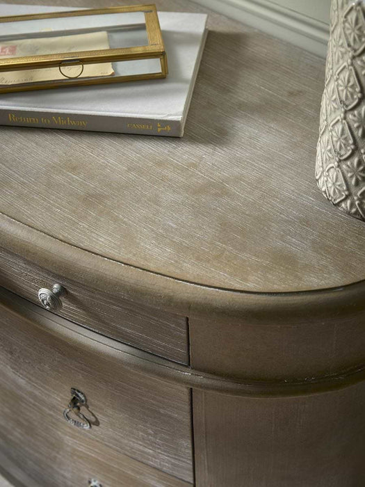 Rustic Curved Chest Of Drawers