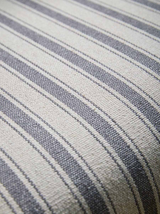 French Blue Striped Arm Chair