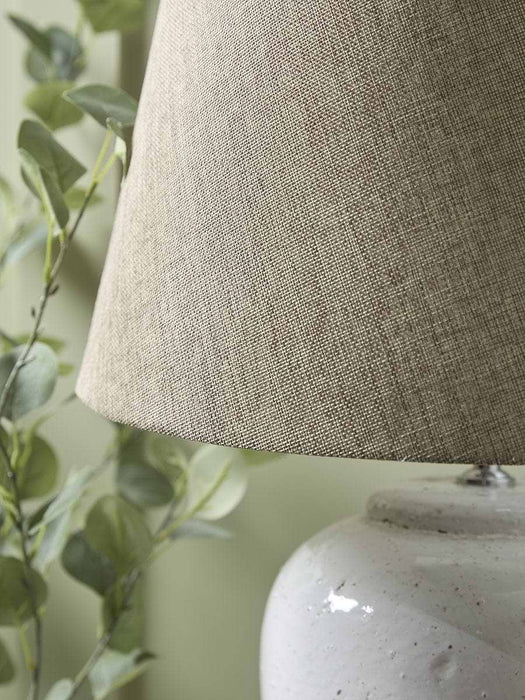 Dipped Glaze Stone Table Lamp