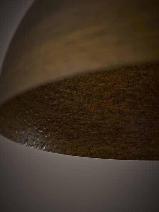 Hammered Brass Dome Pendant