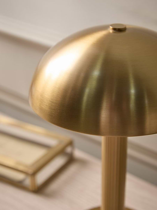 Deco Brass Rechargeable Table Lamp