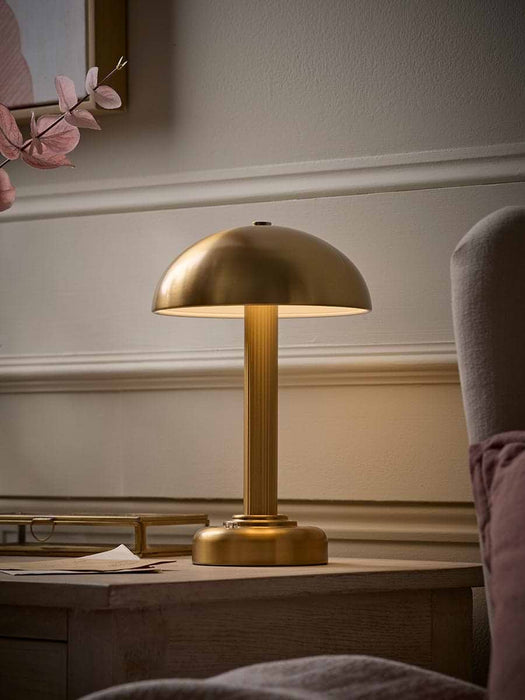 Deco Brass Rechargeable Table Lamp