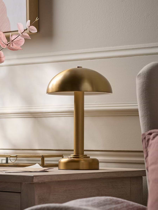 Deco Brass Rechargeable Table Lamp