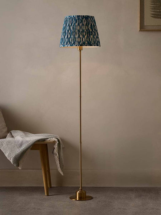 Seren Rechargeable Floor Lamp - Blue Ikat