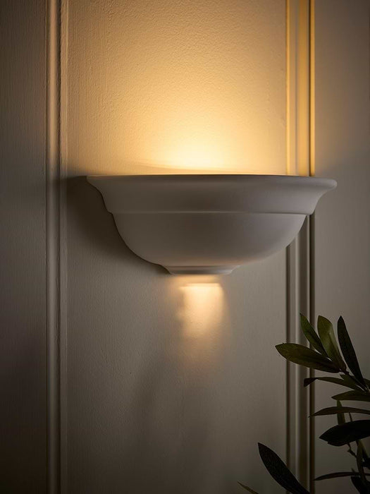 Naked Plaster Wall Light
