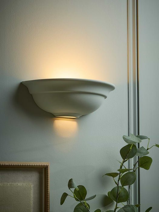 Naked Plaster Wall Light