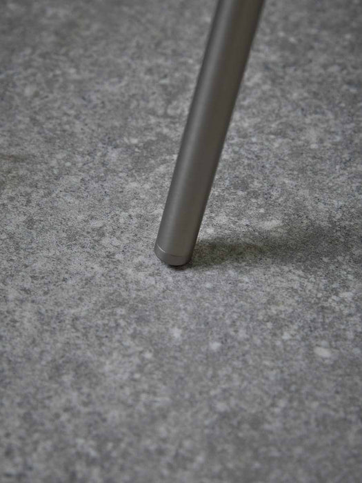 Brushed Silver Tripod Floor Lamp