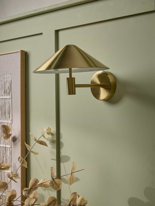 Brushed Brass LED Wall Light