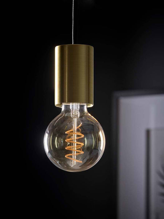 Amber E27 Globe Bulb