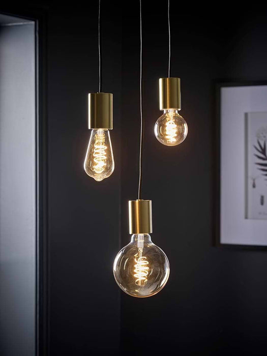 Amber E27 Globe Bulb