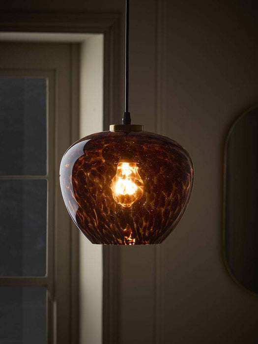 Tortoiseshell Glass Pendant