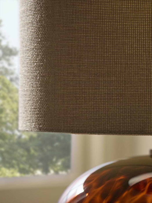 Tortoiseshell Glass Table Lamp