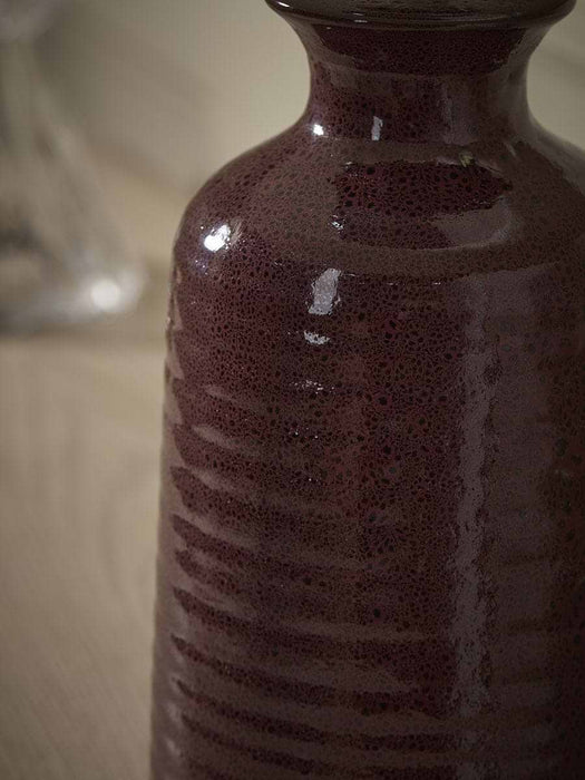 Mulberry Reactive Glaze Table Lamp