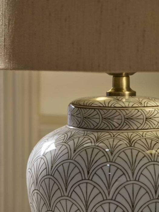 Art Deco Ceramic Table Lamp