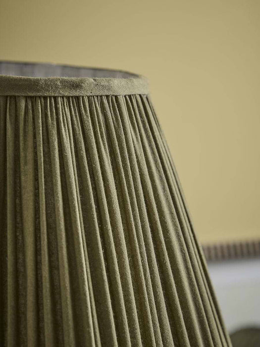 35cm Olive Green Scalloped Shade