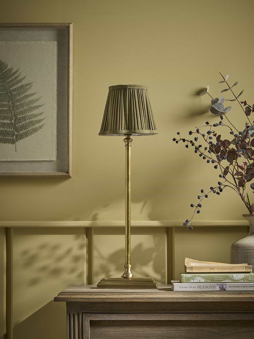 18cm Olive Scalloped Shade