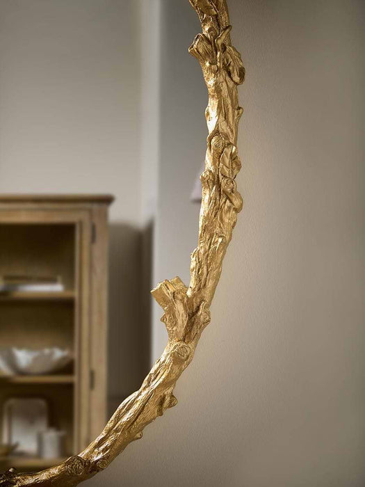 Gold Birds Mirror