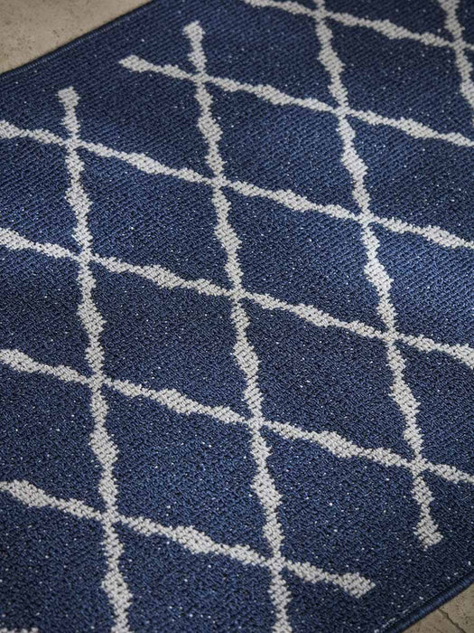French Blue Boot Room Runner