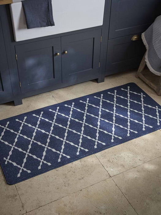 French Blue Boot Room Runner