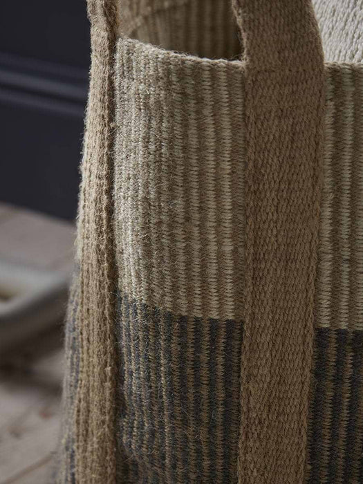 Two Tone Jute Storage Bag