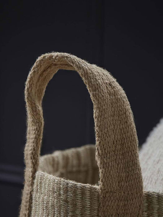 Two Tone Jute Storage Bag