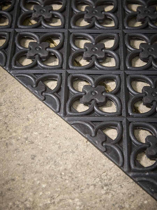 Little Flowers Rubber Doormat - Large