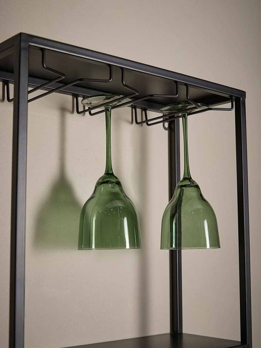 Iron Industrial Wine Rack