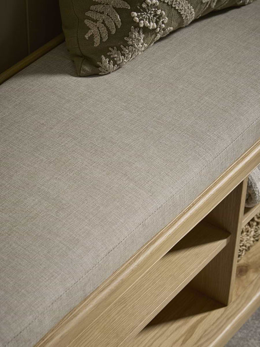Oak Shoe Storage Bench