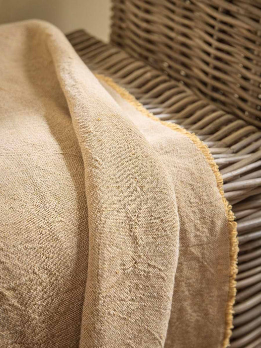 Frayed Edge Bedspread - Buttercup