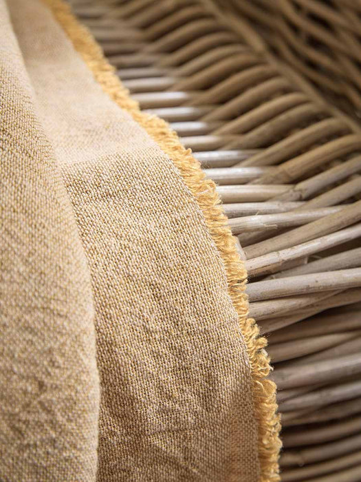 Frayed Edge Bedspread - Buttercup