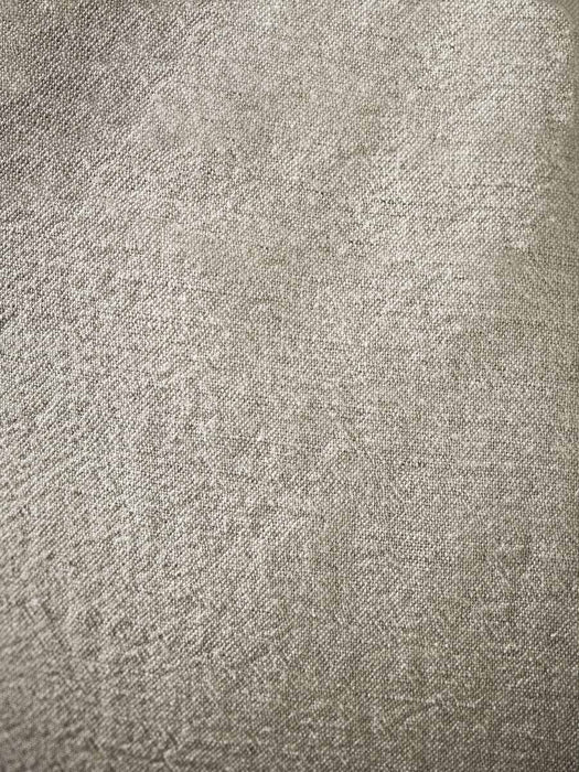 Velvet & Cotton Linen Square Cushion Cover - Putty