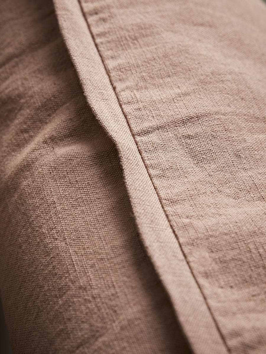 Cotton Linen Rectangular Cushion Cover - Vintage Rose