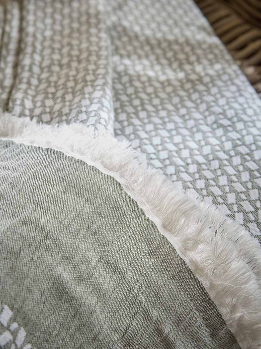 Fellford Throw - Sage Green