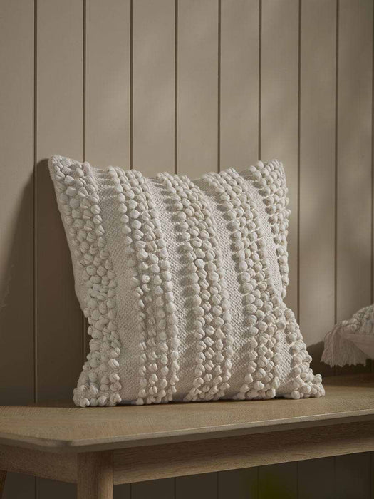 Cream Bobble Cushion
