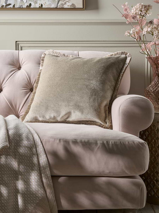 Vina Luxe Fringed Cushion