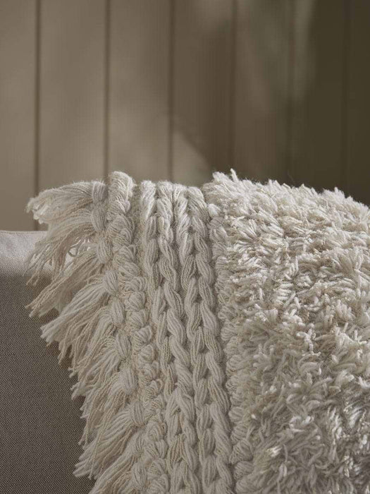 Tufted Fringed Cushion