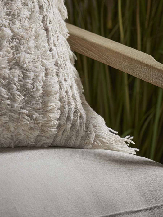 Tufted Fringed Cushion