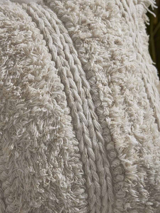 Tufted Fringed Cushion