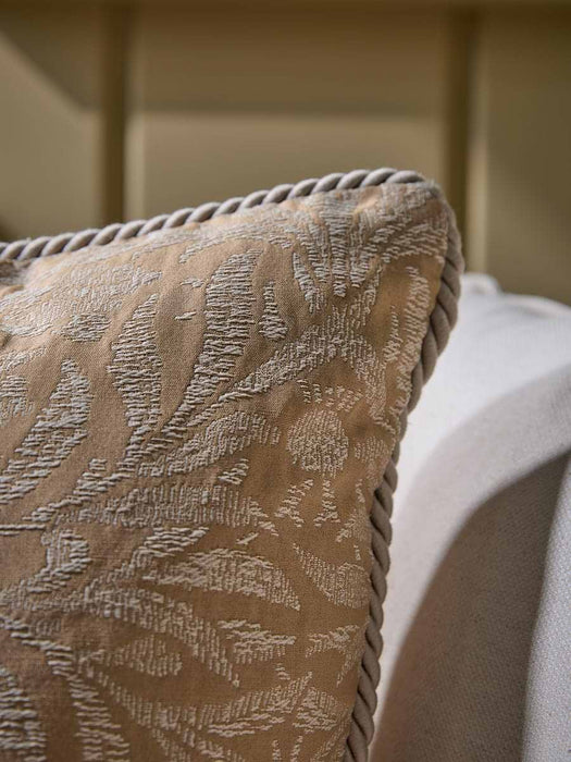 Acorn Wood Cushion - Yellow