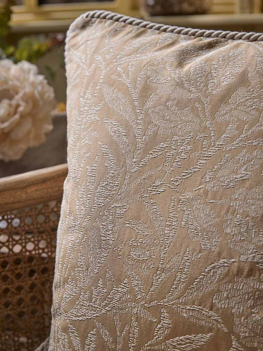 Acorn Wood Cushion - Yellow