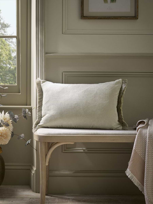 Luxe Rectangular Fringed Cushion