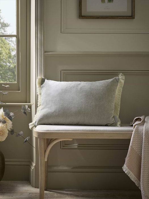 Luxe Rectangular Fringed Cushion