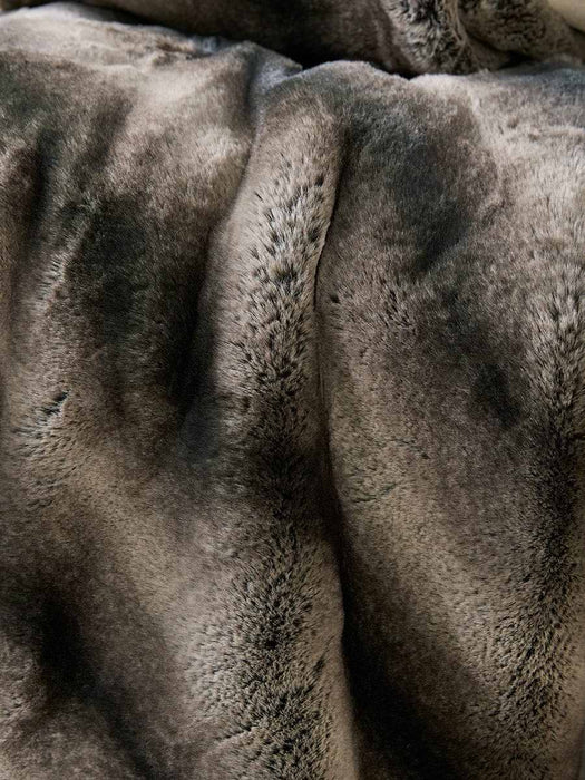 Supersoft Faux Fur Throw - Brown Rabbit