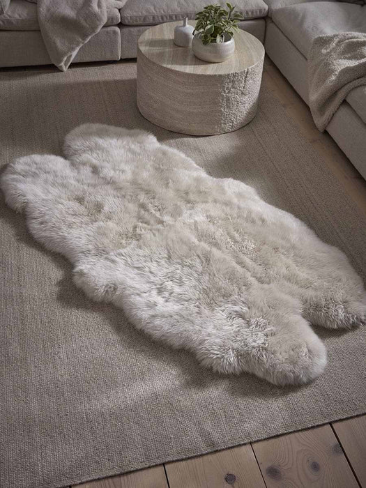 Sumptuous Sheepskin Quad Rug - Natural