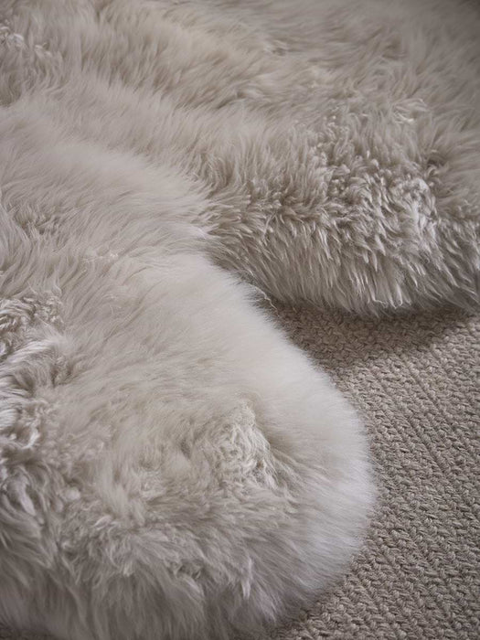 Sumptuous Sheepskin Quad Rug - Natural