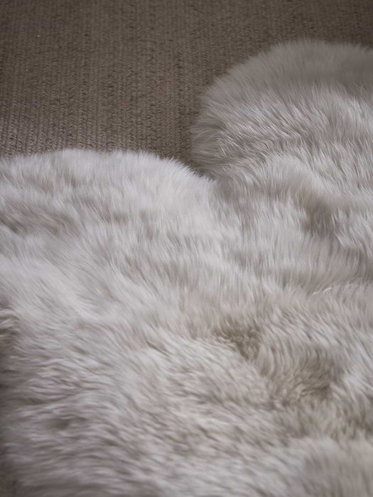 Sumptuous Sheepskin Quad Rug - Natural