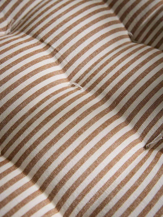Wide Stripe Indoor/Outdoor Seat Pad - Terracotta