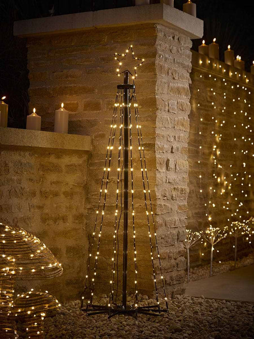 Light Up Cone Tree Tower - Small