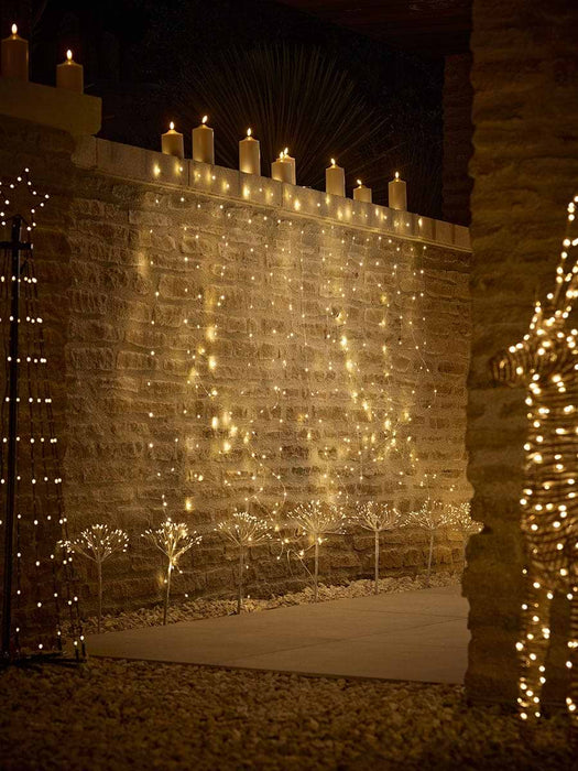 Solar Flowerburst Path Lights